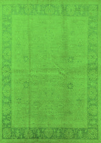 Oriental Green Traditional Rug, urb498grn