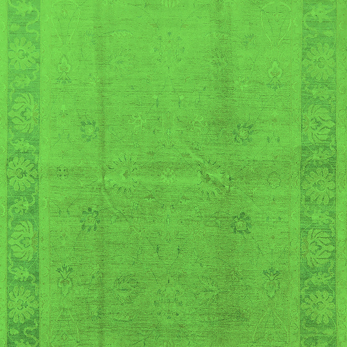 Oriental Green Traditional Rug, urb498grn
