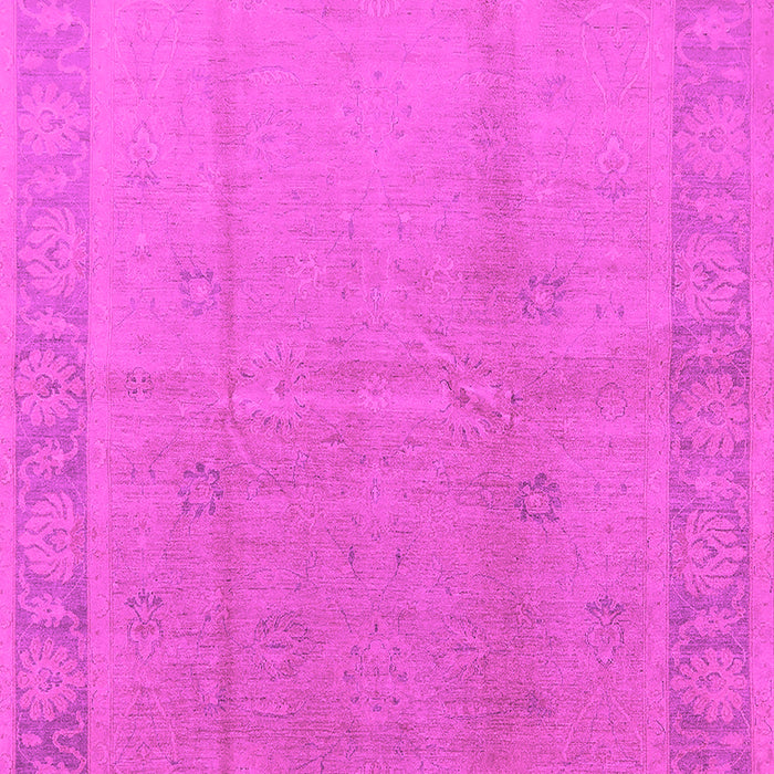 Machine Washable Oriental Pink Traditional Rug, wshurb498pnk
