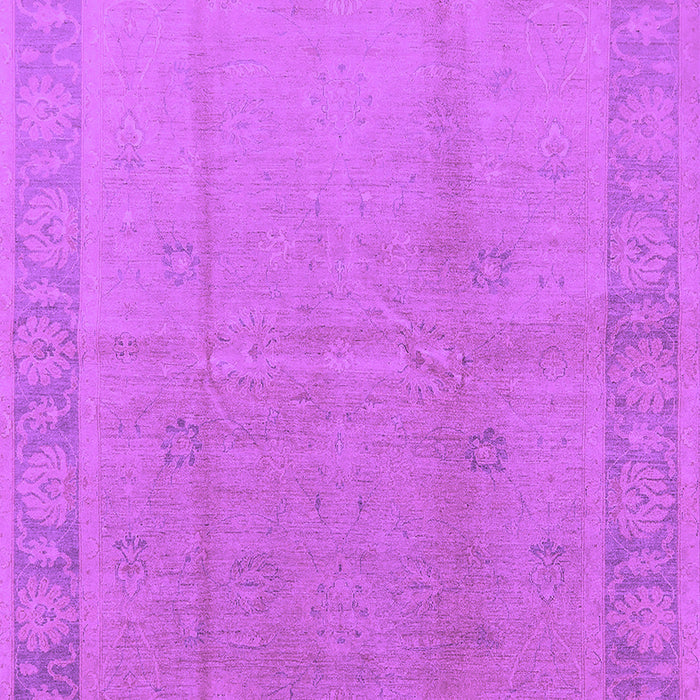 Machine Washable Oriental Purple Traditional Area Rugs, wshurb498pur