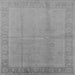Square Oriental Gray Traditional Rug, urb498gry