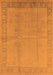 Oriental Orange Traditional Rug, urb498org
