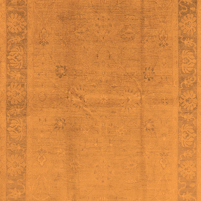 Oriental Orange Traditional Rug, urb498org