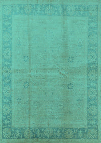 Oriental Turquoise Traditional Rug, urb498turq