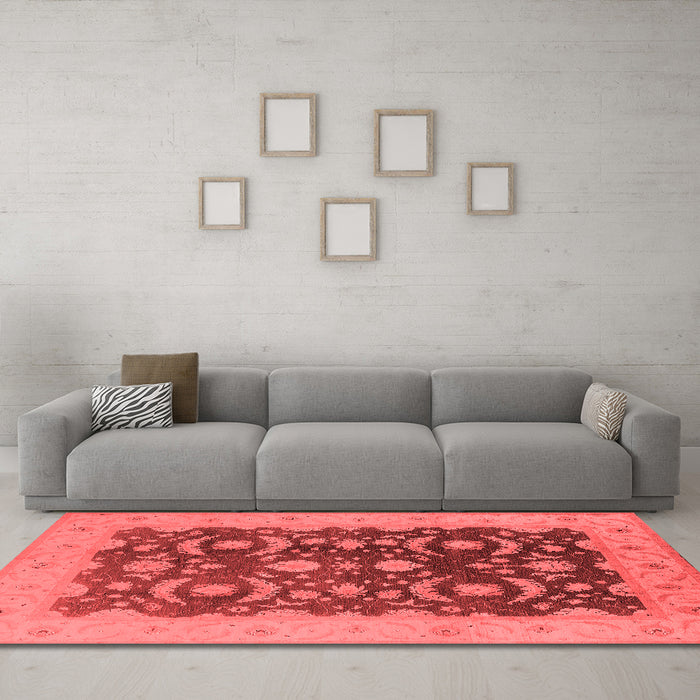 Traditional Red Washable Rugs