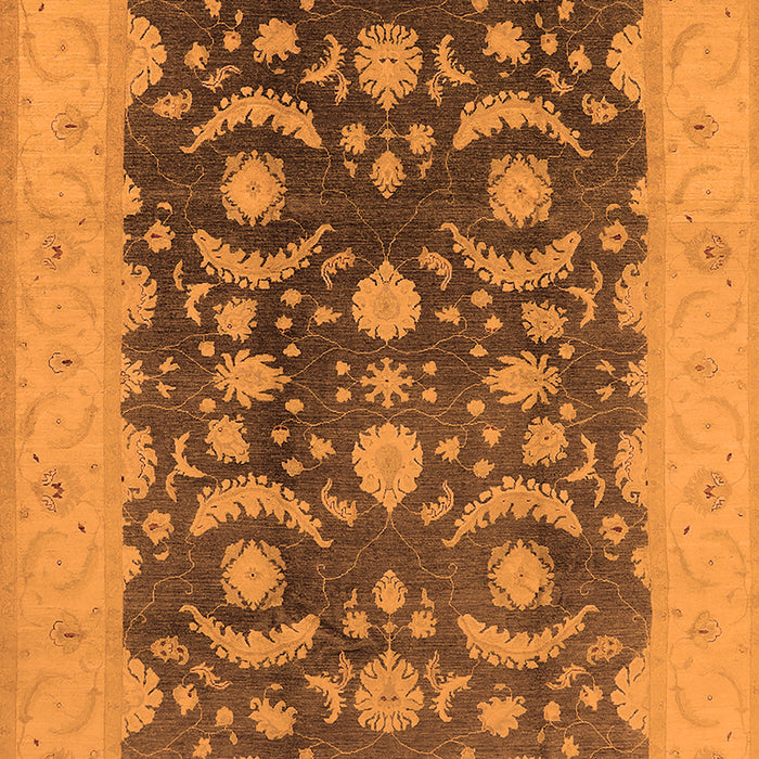 Oriental Orange Traditional Rug, urb499org