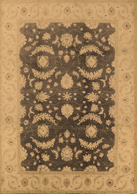 Oriental Brown Traditional Rug, urb499brn