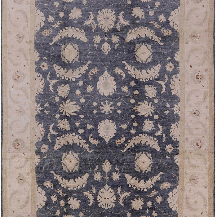 Mid-Century Modern Light French Beige Brown Oriental Rug, urb499