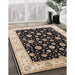 Machine Washable Industrial Modern Burgundy Brown Rug in a Family Room, wshurb500