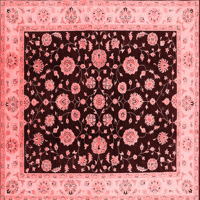 Machine Washable Oriental Red Traditional Rug, wshurb500red