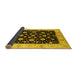 Sideview of Oriental Yellow Traditional Rug, urb500yw