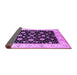 Sideview of Oriental Purple Traditional Rug, urb500pur