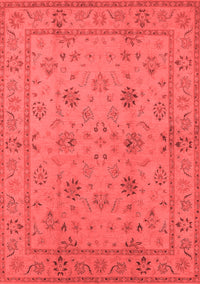 Oriental Red Traditional Rug, urb501red
