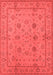 Oriental Red Traditional Area Rugs
