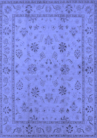 Oriental Blue Traditional Rug, urb501blu