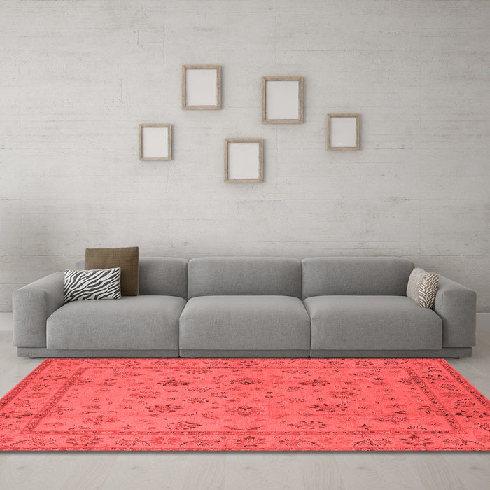 Traditional Red Washable Rugs