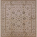 Square Machine Washable Industrial Modern Dark Almond Brown Rug, wshurb501