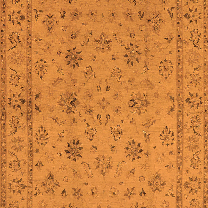 Oriental Orange Traditional Rug, urb501org