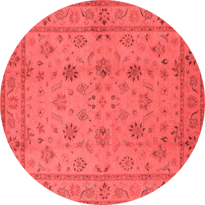 Machine Washable Oriental Red Traditional Rug, wshurb501red