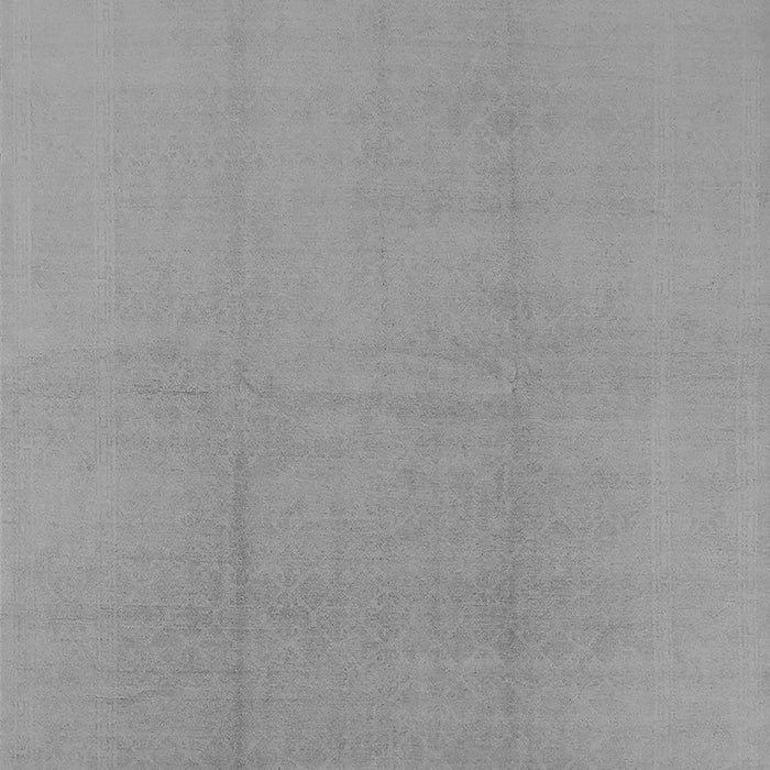 Machine Washable Solid Gray Modern Rug, wshurb502gry