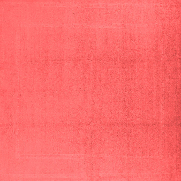 Machine Washable Solid Red Modern Rug, wshurb502red