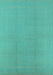 Solid Turquoise Modern Rug, urb502turq