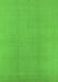Machine Washable Solid Green Modern Area Rugs, wshurb502grn