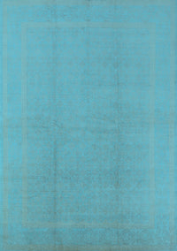 Solid Light Blue Modern Rug, urb502lblu