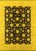 Oriental Yellow Traditional Rug, urb503yw