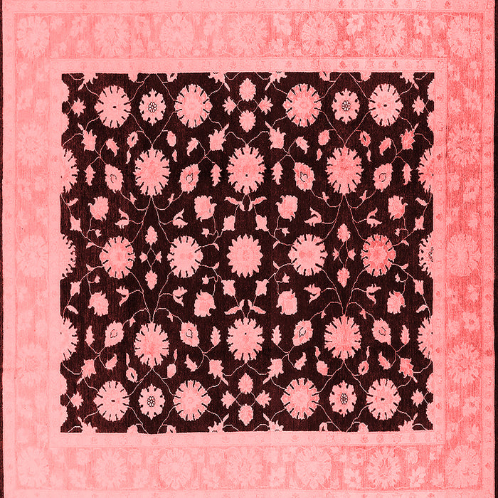 Machine Washable Oriental Red Traditional Rug, wshurb503red