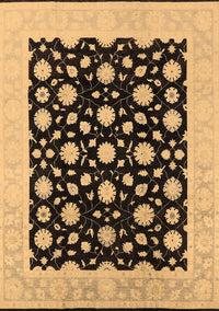 Oriental Brown Traditional Rug, urb503brn