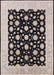 Mid-Century Modern Black Oriental Rug, urb503