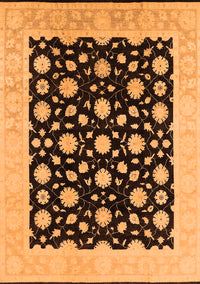 Oriental Orange Traditional Rug, urb503org