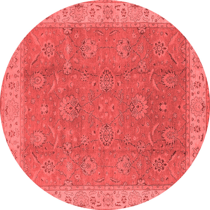 Machine Washable Oriental Red Traditional Rug, wshurb504red