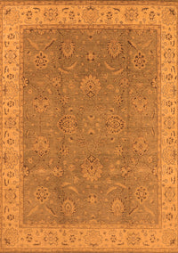 Oriental Orange Traditional Rug, urb504org