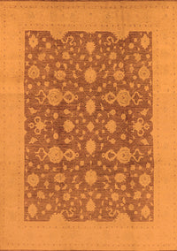 Oriental Orange Traditional Rug, urb505org