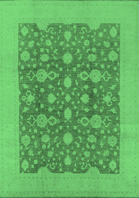Oriental Emerald Green Traditional Rug, urb505emgrn