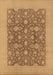Oriental Brown Traditional Rug, urb505brn