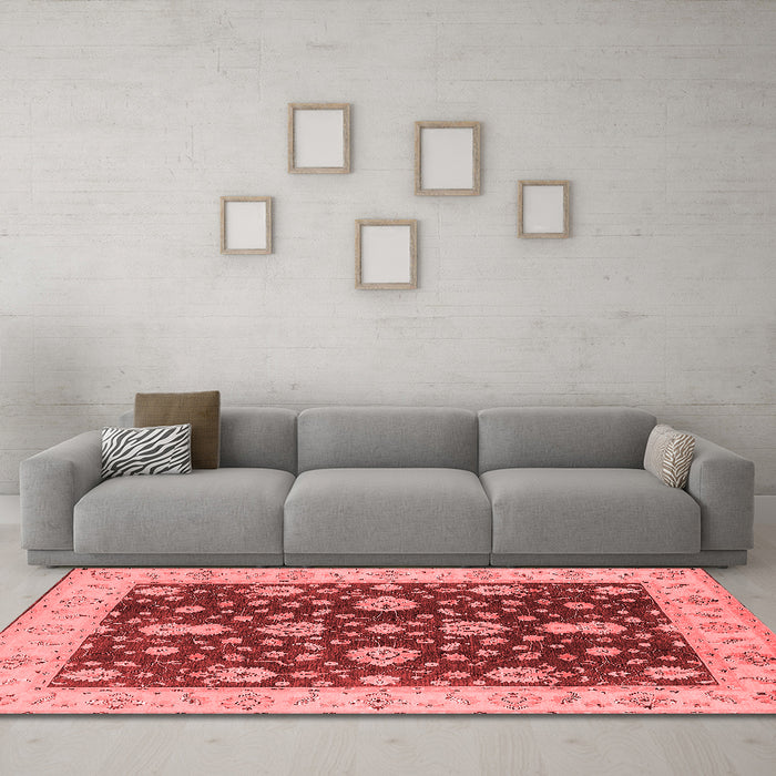 Traditional Red Washable Rugs