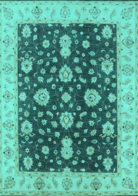 Oriental Turquoise Traditional Rug, urb506turq