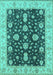 Oriental Turquoise Traditional Rug, urb506turq