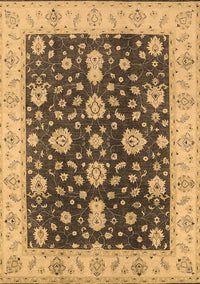 Oriental Brown Traditional Rug, urb506brn