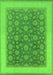 Oriental Green Traditional Rug, urb507grn