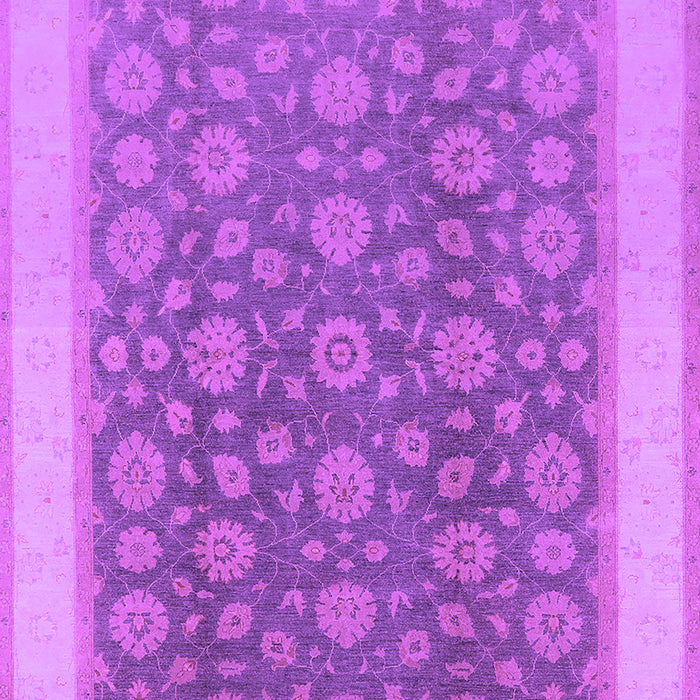 Machine Washable Oriental Purple Traditional Area Rugs, wshurb507pur