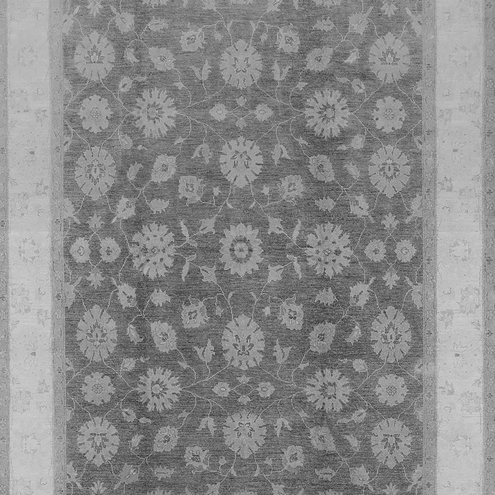 Machine Washable Oriental Gray Traditional Rug, wshurb507gry