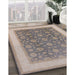 Machine Washable Industrial Modern Army Brown Rug in a Family Room, wshurb507