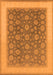 Oriental Orange Traditional Rug, urb507org