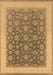 Oriental Brown Traditional Rug, urb507brn