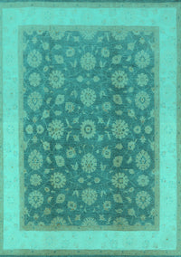 Oriental Turquoise Traditional Rug, urb507turq