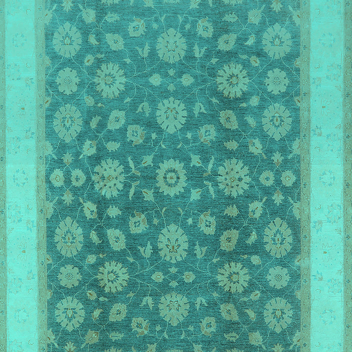 Oriental Turquoise Traditional Rug, urb507turq